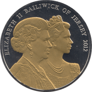 2012 FIVE POUNDS ELIZABETH II BAILIWICK OF JERSEY - WORLD COINS - Cambridgeshire Coins