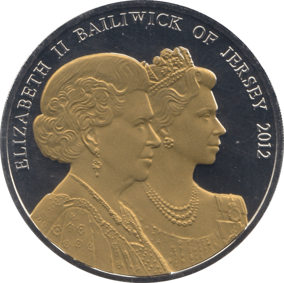 2012 FIVE POUNDS ELIZABETH II BAILIWICK OF JERSEY - WORLD COINS - Cambridgeshire Coins