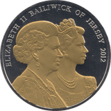 2012 FIVE POUNDS ELIZABETH II BAILIWICK OF JERSEY - WORLD COINS - Cambridgeshire Coins