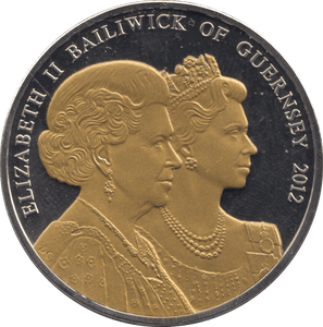 2012 FIVE POUNDS GUERNSEY F382 - WORLD COINS - Cambridgeshire Coins
