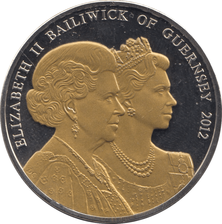 2012 FIVE POUNDS GUERNSEY F382 - WORLD COINS - Cambridgeshire Coins