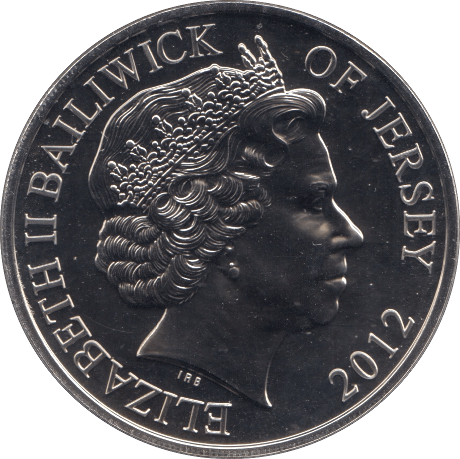 2012 FIVE POUNDS GUERNSEY - WORLD COINS - Cambridgeshire Coins