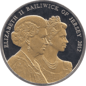 2012 FIVE POUNDS JERSEY F423 - WORLD COINS - Cambridgeshire Coins