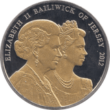 2012 FIVE POUNDS JERSEY F423 - WORLD COINS - Cambridgeshire Coins