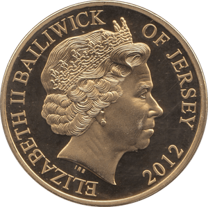 2012 FIVE POUNDS JERSEY - WORLD COINS - Cambridgeshire Coins