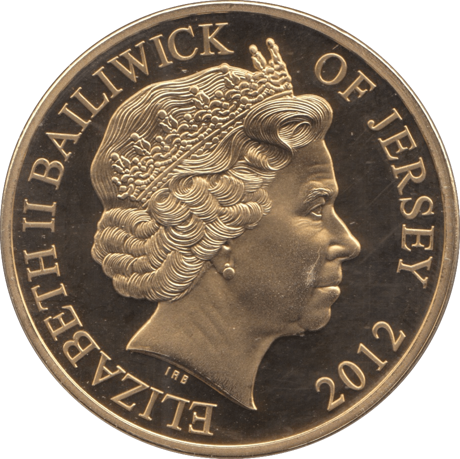 2012 FIVE POUNDS JERSEY - WORLD COINS - Cambridgeshire Coins