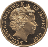 2012 FIVE POUNDS JERSEY - WORLD COINS - Cambridgeshire Coins