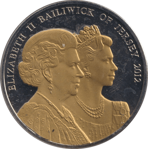 2012 FIVE POUNDS JERSEY - WORLD COINS - Cambridgeshire Coins
