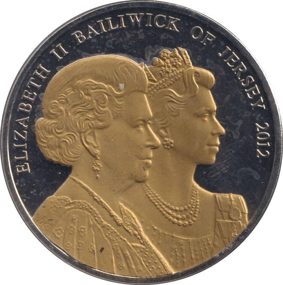2012 FIVE POUNDS JERSEY - WORLD COINS - Cambridgeshire Coins