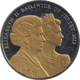 2012 FIVE POUNDS JERSEY - WORLD COINS - Cambridgeshire Coins