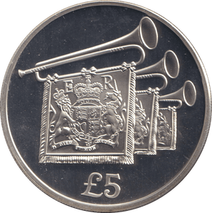 2012 FIVE POUNDS SILVER PROOF JERSEY - WORLD COINS - Cambridgeshire Coins