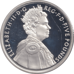 2012 FIVE POUNDS SILVER PROOF QUEEN - SILVER WORLD COINS - Cambridgeshire Coins