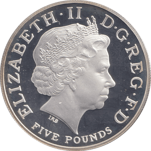 2012 FIVE POUNDS SILVER PROOF UK - SILVER WORLD COINS - Cambridgeshire Coins