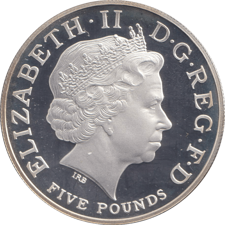 2012 FIVE POUNDS SILVER PROOF UK - SILVER WORLD COINS - Cambridgeshire Coins