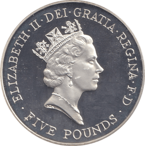 2012 FIVE POUNDS SILVER PROOF UK - SILVER WORLD COINS - Cambridgeshire Coins