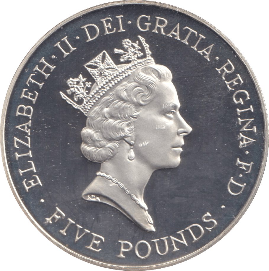 2012 FIVE POUNDS SILVER PROOF UK - SILVER WORLD COINS - Cambridgeshire Coins