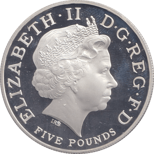 2012 FIVE POUNDS SILVER PROOF UK - SILVER WORLD COINS - Cambridgeshire Coins