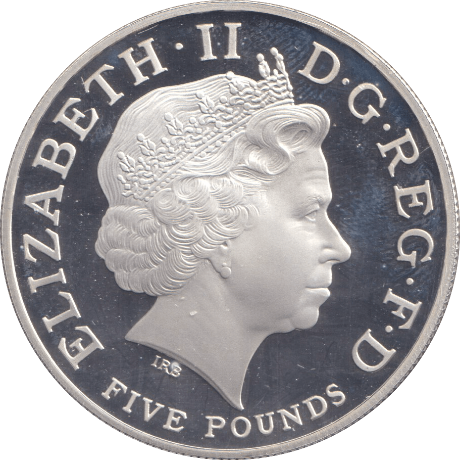 2012 FIVE POUNDS SILVER PROOF UK - SILVER WORLD COINS - Cambridgeshire Coins