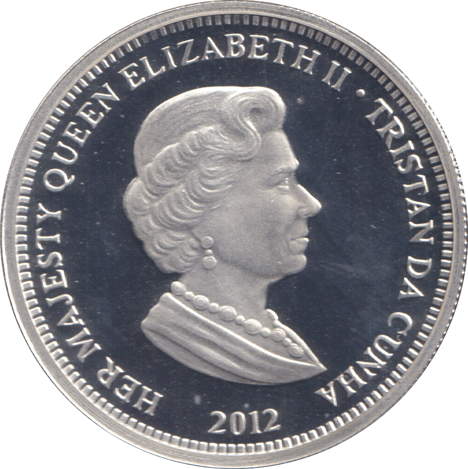 2012 FIVE POUNDS TRISTAN DA CUNHA - WORLD COINS - Cambridgeshire Coins