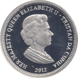 2012 FIVE POUNDS TRISTAN DA CUNHA - WORLD COINS - Cambridgeshire Coins