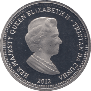 2012 FIVE POUNDS TRISTAN DA CUNHA - WORLD COINS - Cambridgeshire Coins