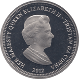 2012 FIVE POUNDS TRISTAN DA CUNHA - WORLD COINS - Cambridgeshire Coins