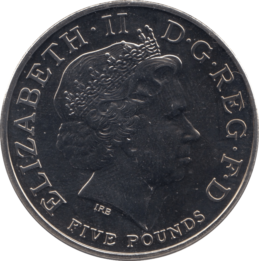 2012 FIVE POUNDS UK - WORLD COINS - Cambridgeshire Coins