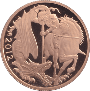 2012 GOLD DOUBLE SOVEREIGN ( PROOF ) - DOUBLE SOVEREIGN - Cambridgeshire Coins