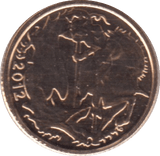 2012 GOLD QUARTER SOVEREIGN GOLD ( BU ) - QUARTER SOVEREIGN - Cambridgeshire Coins