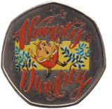 2012 HUMPTY DUMPTY 50P SHAPED COIN - 50P SHAPED COIN - Cambridgeshire Coins