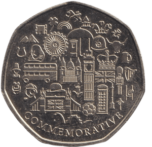 2012 HUMPTY DUMPTY 50P SHAPED COIN - 50P SHAPED COIN - Cambridgeshire Coins