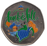 2012 JACK AND JILL 50P SHAPED COIN - 50P SHAPED COIN - Cambridgeshire Coins