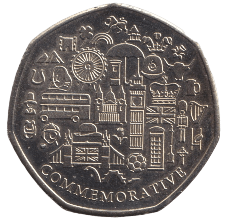 2012 JACK AND JILL 50P SHAPED COIN - 50P SHAPED COIN - Cambridgeshire Coins