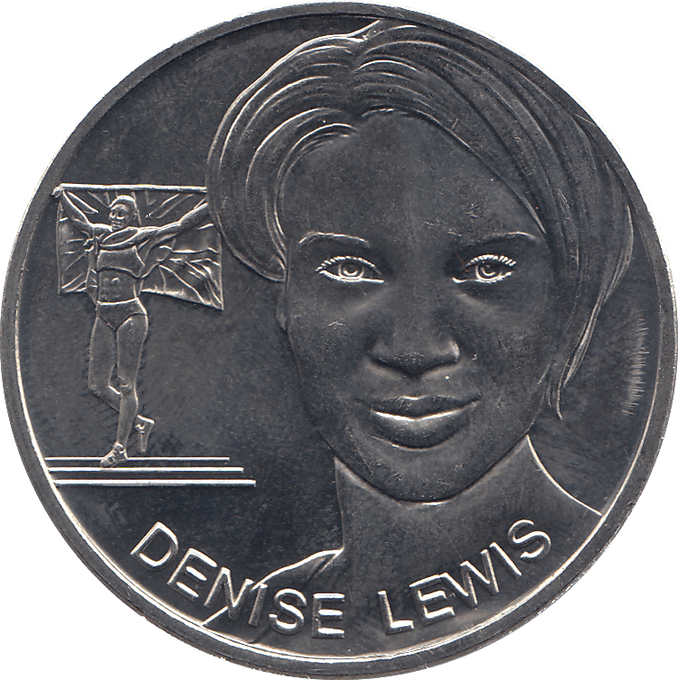 2012 MEDALLION OLYMPIC LEGENDS GB DENISE LEWIS - WORLD COINS - Cambridgeshire Coins