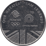 2012 MEDALLION OLYMPIC LEGENDS GB JAMES CRACKNELL - WORLD COINS - Cambridgeshire Coins
