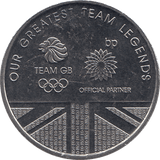 2012 MEDALLION OLYMPIC LEGENDS GB REBECCA ADLINGTON - WORLD COINS - Cambridgeshire Coins
