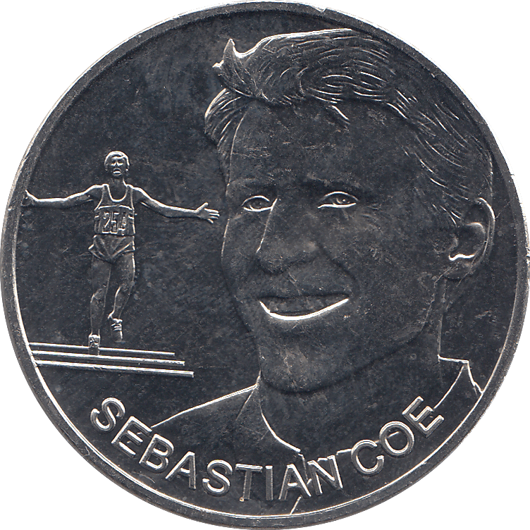 2012 MEDALLION OLYMPIC LEGENDS GB SEBASTIAN COE - WORLD COINS - Cambridgeshire Coins