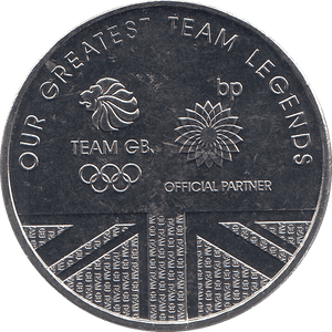 2012 MEDALLION OLYMPIC LEGENDS GB SEBASTIAN COE - WORLD COINS - Cambridgeshire Coins