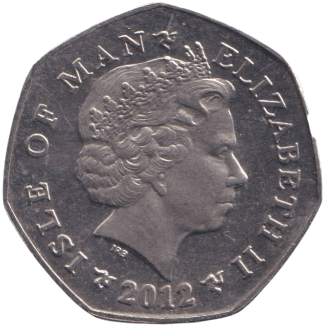 2012 OLYMPIC 50P CYCLING ( BU ) - SILVER WORLD COINS - Cambridgeshire Coins