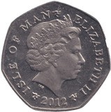2012 OLYMPIC 50P CYCLING ( BU ) - SILVER WORLD COINS - Cambridgeshire Coins