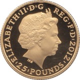 2012 OLYMPICS GOLD PROOF £25 VULCAN UNITED KINGDOM - GOLD WORLD COINS - Cambridgeshire Coins