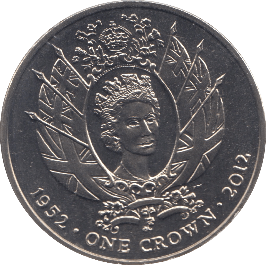 2012 ONE CROWN FALKLAND ISLANDS F471 - WORLD COINS - Cambridgeshire Coins