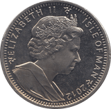 2012 ONE CROWN ISLE OF MAN F465 - WORLD COINS - Cambridgeshire Coins