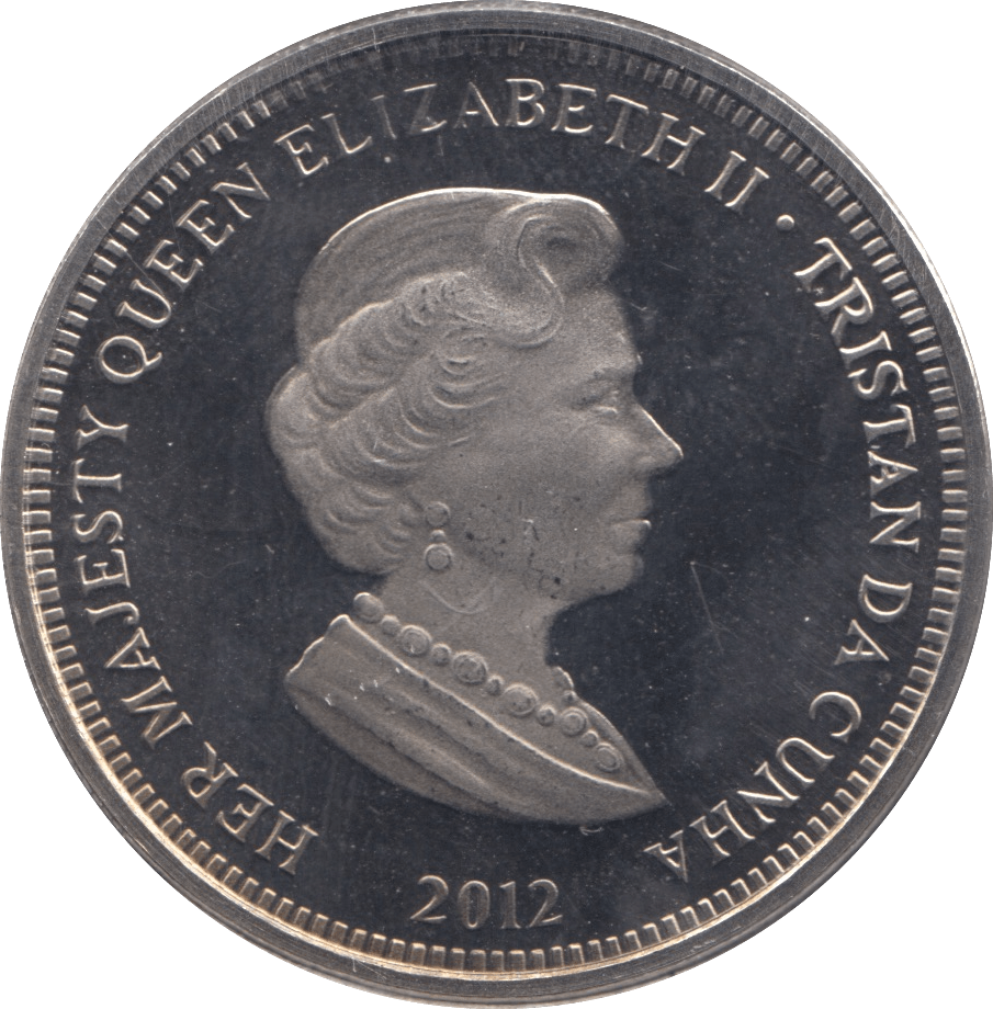 2012 ONE CROWN TRISTAN DA CUNHA F326 - WORLD COINS - Cambridgeshire Coins