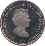 2012 ONE CROWN TRISTAN DA CUNHA F326 - WORLD COINS - Cambridgeshire Coins