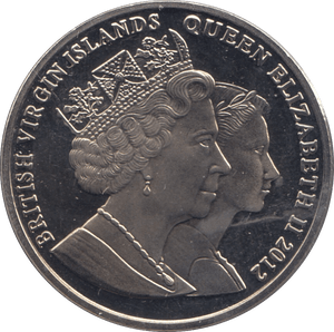 2012 ONE DOLLAR BRITISH VIRGIN ISLANDS F398 - WORLD COINS - Cambridgeshire Coins