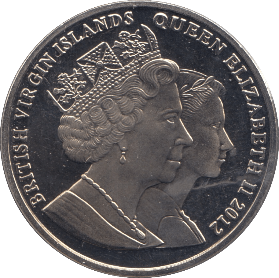 2012 ONE DOLLAR BRITISH VIRGIN ISLANDS F398 - WORLD COINS - Cambridgeshire Coins