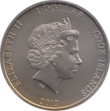 2012 ONE DOLLAR COOK ISLANDS F402 - WORLD COINS - Cambridgeshire Coins