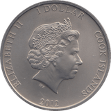 2012 ONE DOLLAR DIAMOND JUBILEE - WORLD COINS - Cambridgeshire Coins