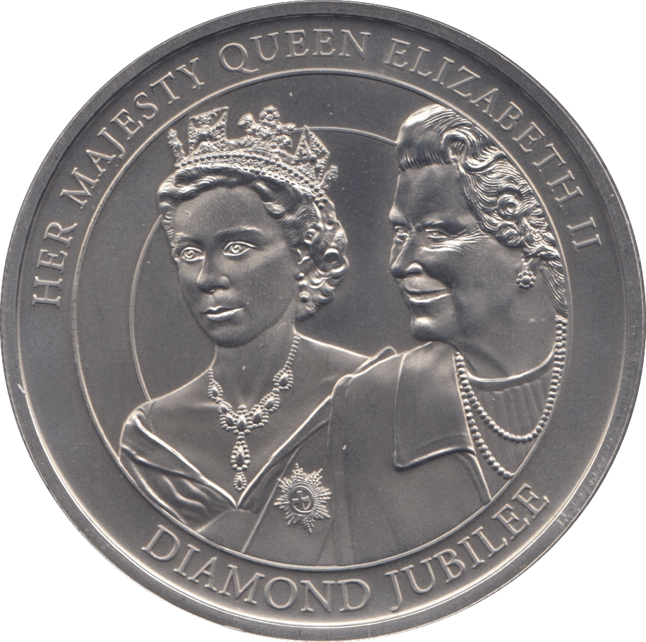 2012 ONE DOLLAR DIAMOND JUBILEE - WORLD COINS - Cambridgeshire Coins